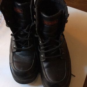 Black mens Harley boots size 11